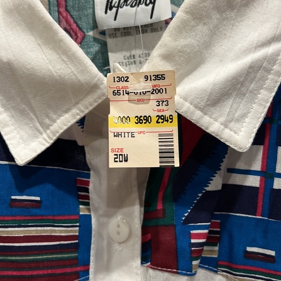 NWT Vintage Tapestry Southwestern Button Down Shirt - Picture 6 of 12